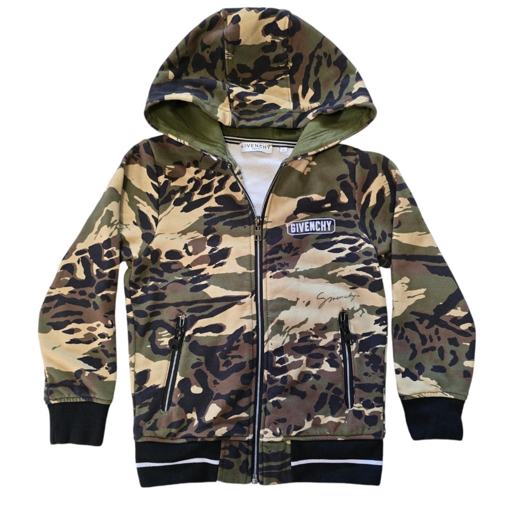Givenchy Kids Camouflage Hoodie